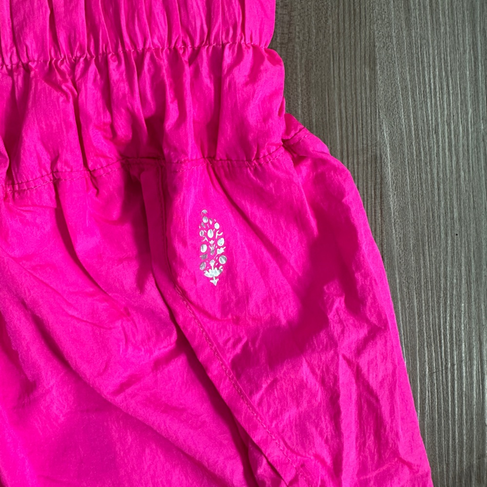 Hot Pink Free People FP Movement Running Shorts - Picture 2 of 4